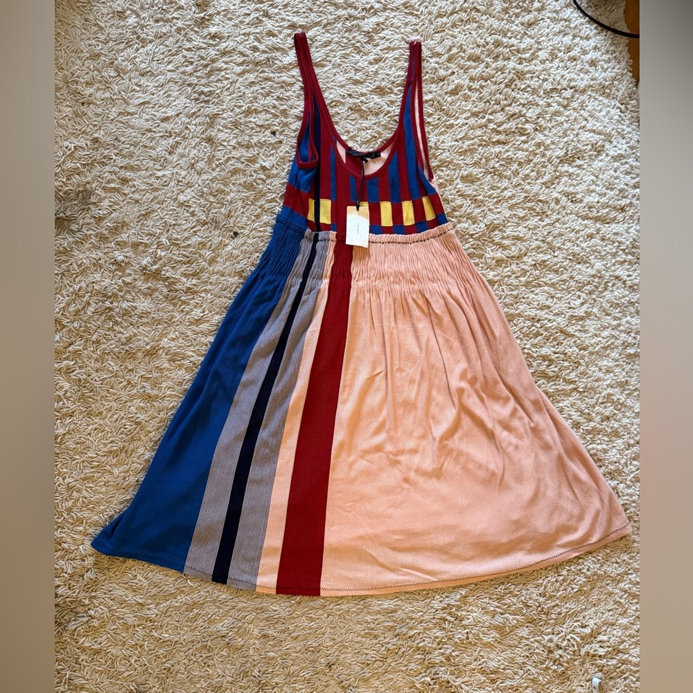 Cove Multicolor Striped Kids Dress